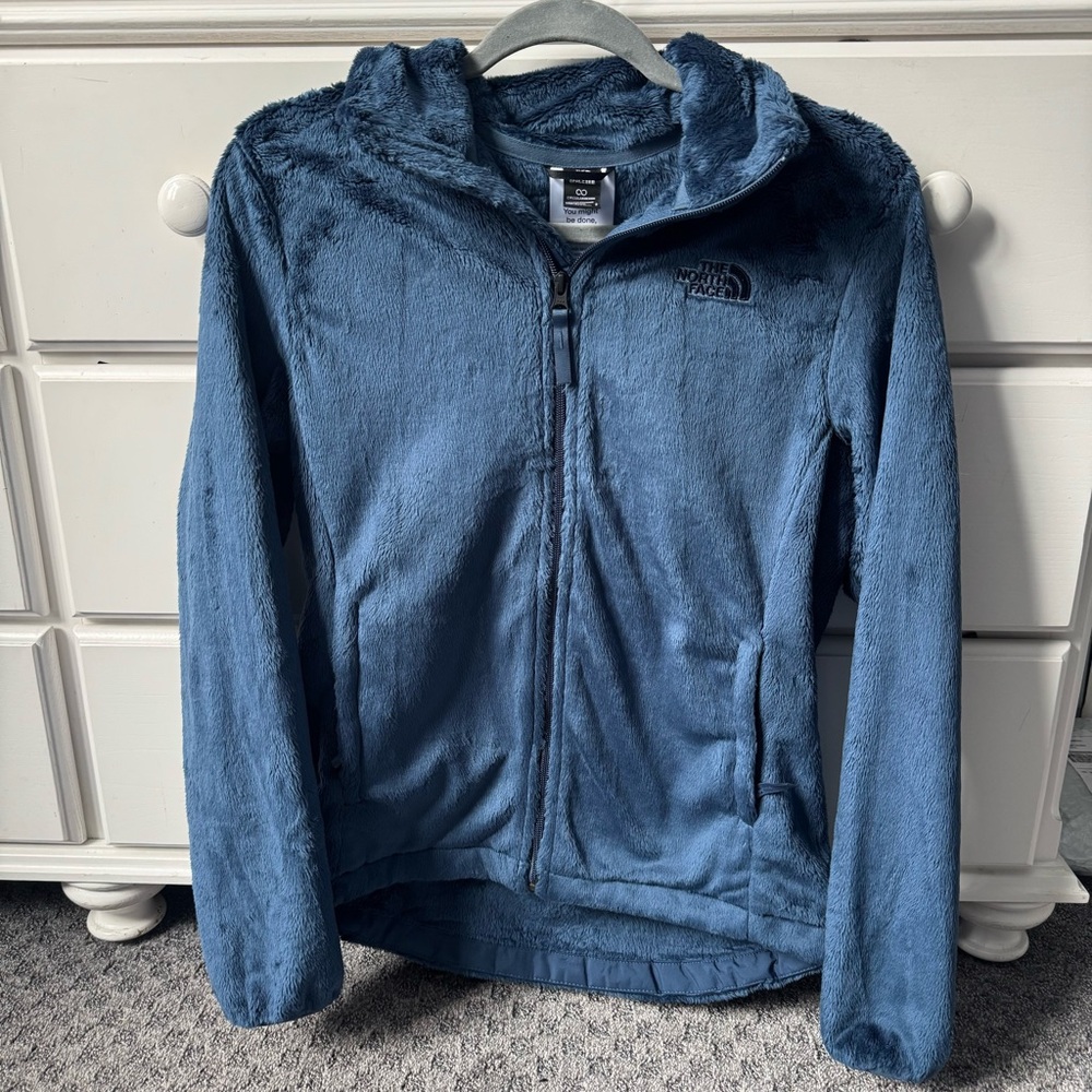 The North Face Blue Osito Fleece Zip-up Jacket Size: Small